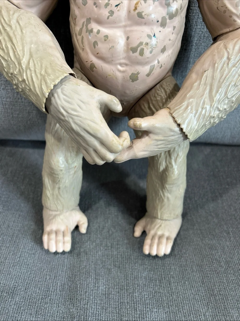 RAMPAGE The Movie 16” Mega George Albino Gorilla Action Figure Toy Articulated
